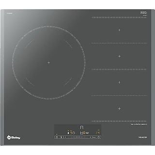 Placa de Inducción - Balay 3EB969AU, 2 zonas, Zona gigante de 28 cm, Función Sprint, Control deslizante, Negro