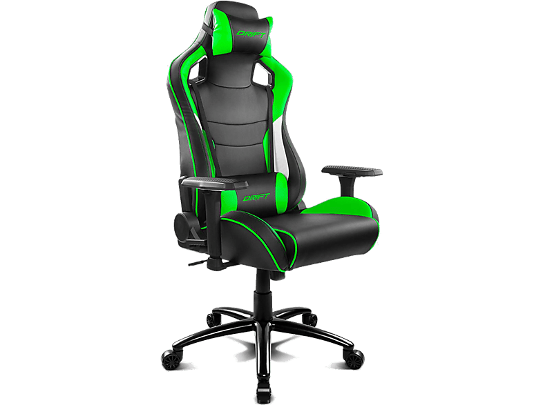 SILLA GAMING DR400 NEGRO/VERDE/BLANCO