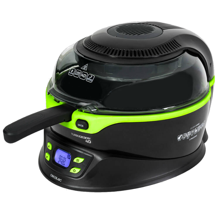 Freidora de aire - Turbo Cecofry 4D, Potencia 1350 W, Capacidad 3 L