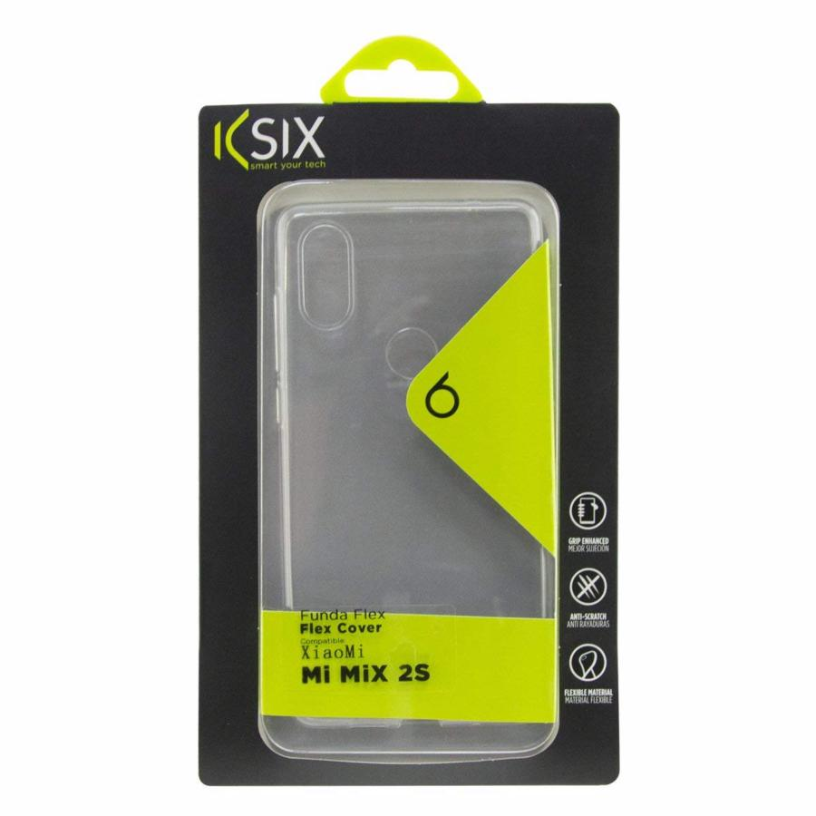 Funda - Ksix Flex TPU, Para Xiaomi Mi MIX 2S, Transparente
