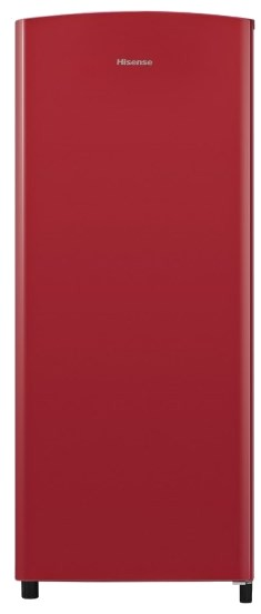 Frigorífico una puerta - Hisense RR220D4AR2, 164 l,Rojo