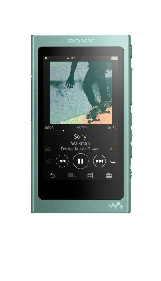 Reproductor MP4 - Sony Walkman NW-A45, 16 GB, Hi-Res, DSD, Bluetooth, Verde horizonte