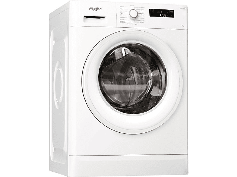 Lavadora carga frontal - Whirlpool FWF71253W SP, 7 kg, 1200 rpm, Clase A+++, FreshCare