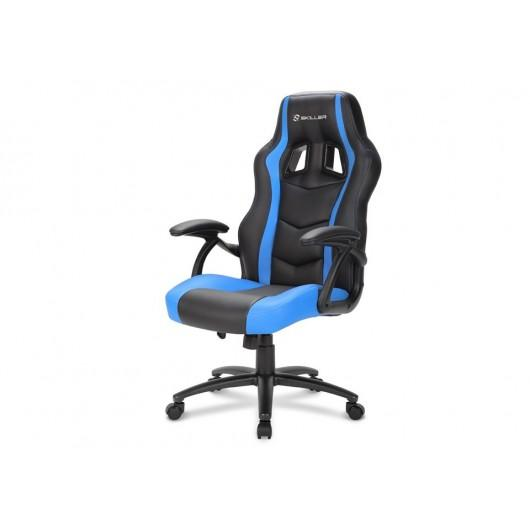 Silla gaming - Sharkoon Skiller SGS1, Negro y azul
