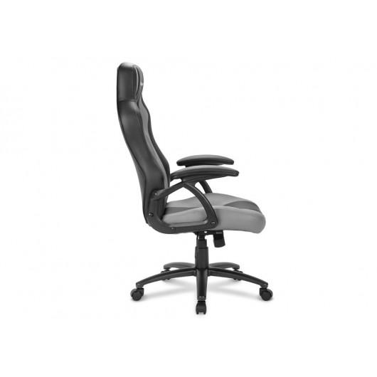 Silla gaming - Sharkoon Skiller SGS1, Negro y gris