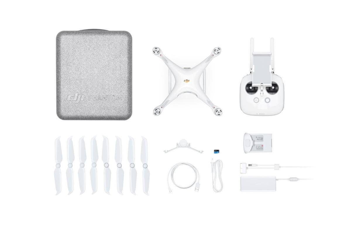 DJI Phantom 4 Pro V2.0, Camara de 20 MP, Videos 4K, Tiempo de Vuelo de 30 Minutos, Blanco