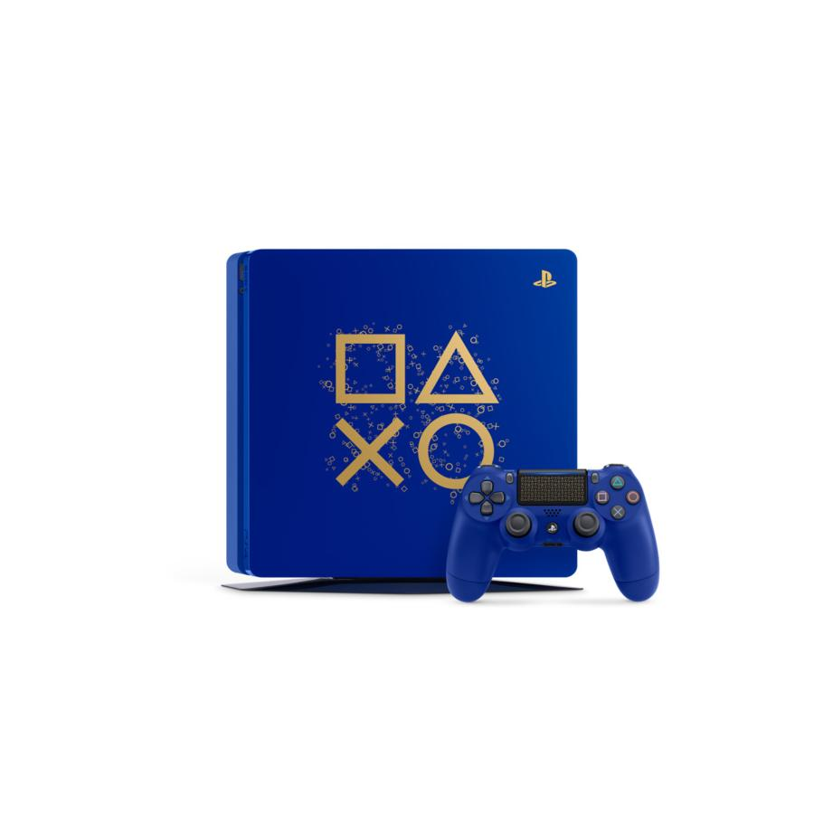 Consola - Sony PS4 Slim Edición Days of Play, 500Gb, 2 Mandos DualShock 4, Azul