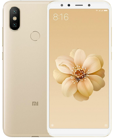 Móvil - Xiaomi Mi A2, Dorado, 64 GB, 4 GB RAM, 5.99", Snapdragon 660 AIE, 3010 mAh, Android