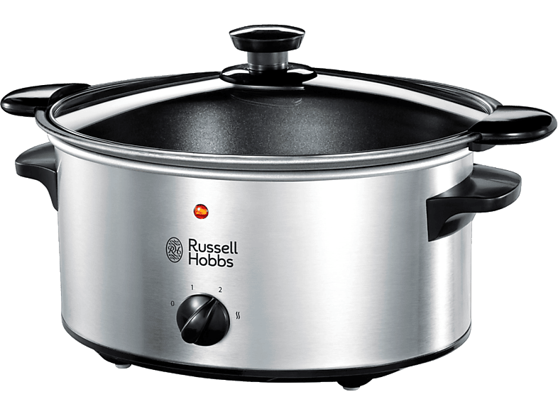 Olla de cocción lenta  Crock-Pot CSC052X, 220 W, 4.7 l, Temporizador  digital programable, Negro