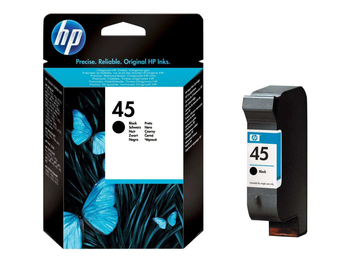 Cartucho de tinta - HP 45, Negro