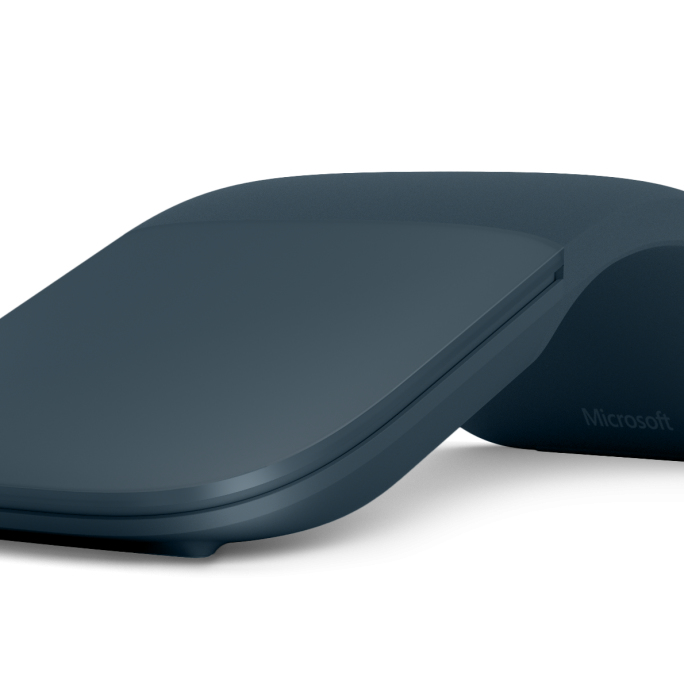 Ratón inalámbrico - Microsoft Surface Arc Bluetooth BlueTrack 1000DPI Ambidextro Azul