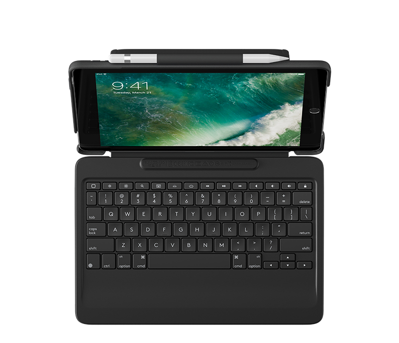 Logitech Slim Combo teclado para móvil Negro Español Smart Connector