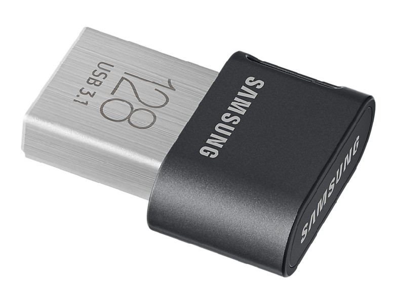 Samsung MUF-128AB 128GB 3.1 (3.1 Gen 1) Conector USB Tipo A Negro, Acero inoxidable unidad flash USB