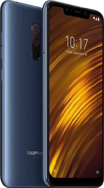 Móvil - Xiaomi Pocophone F1, 6.2", Full HD+, 6 GB RAM, 64 GB, Cámara 12 + 20 MP, Azul