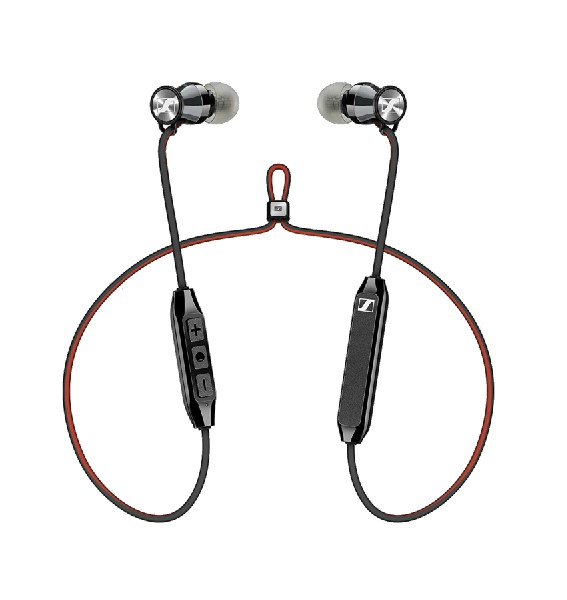 Auriculares inalámbricos - Sennheiser Momentum Free, Negro y rojo