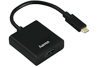 Adaptador cable | Hama 00135726 USB-C/HDMI USB-C HDMI Negro