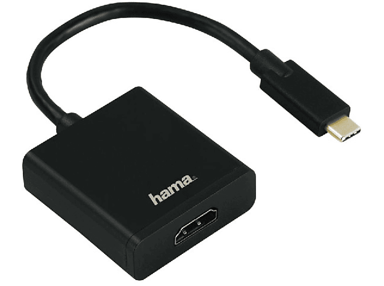 puño sugerir legislación Adaptador de cable | Hama 00135726 USB-C/HDMI USB-C HDMI Negro