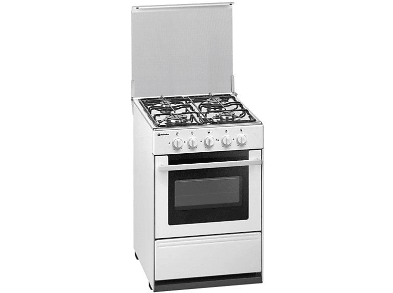 Cocina Meireles 2540 v encimera a gas con 4 quemadores horno blanco g2540vw 44 l butanopropano y