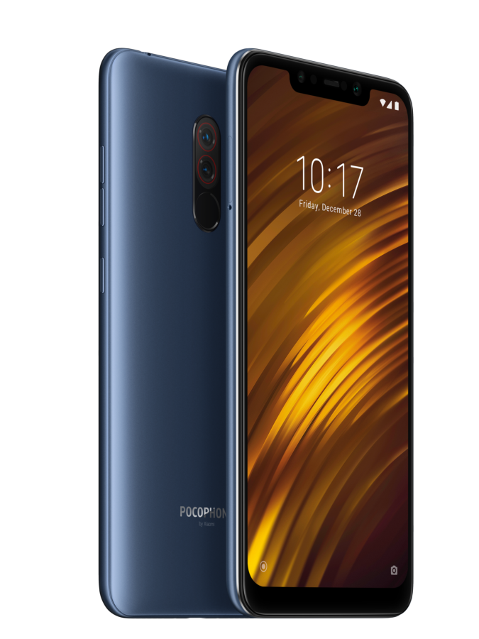 Móvil - Xiaomi Pocophone F1, 6.2", Full HD+, 6 GB RAM, 64 GB, Cámara 12 + 20 MP, Azul
