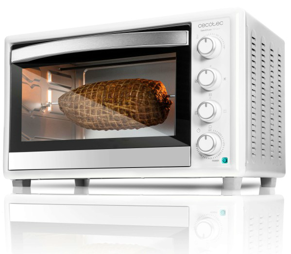 Horno De Sobremesa cecotec bake toast 790 gyro capacidad 46 litros 2000 w 12 modos temperatura hasta 230ºc y tiempo 60 minutos incluye accesorio rustidor 2000w toast790