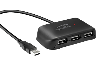 SPEEDLINK SL-140002-BK - USB Hub (Schwarz)