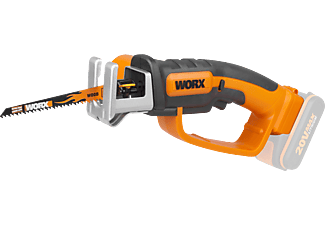 WORX GARDEN WX894E.9 20V ohne Akku und Ladegerät - Akku Astsäge (Orange/Schwarz)