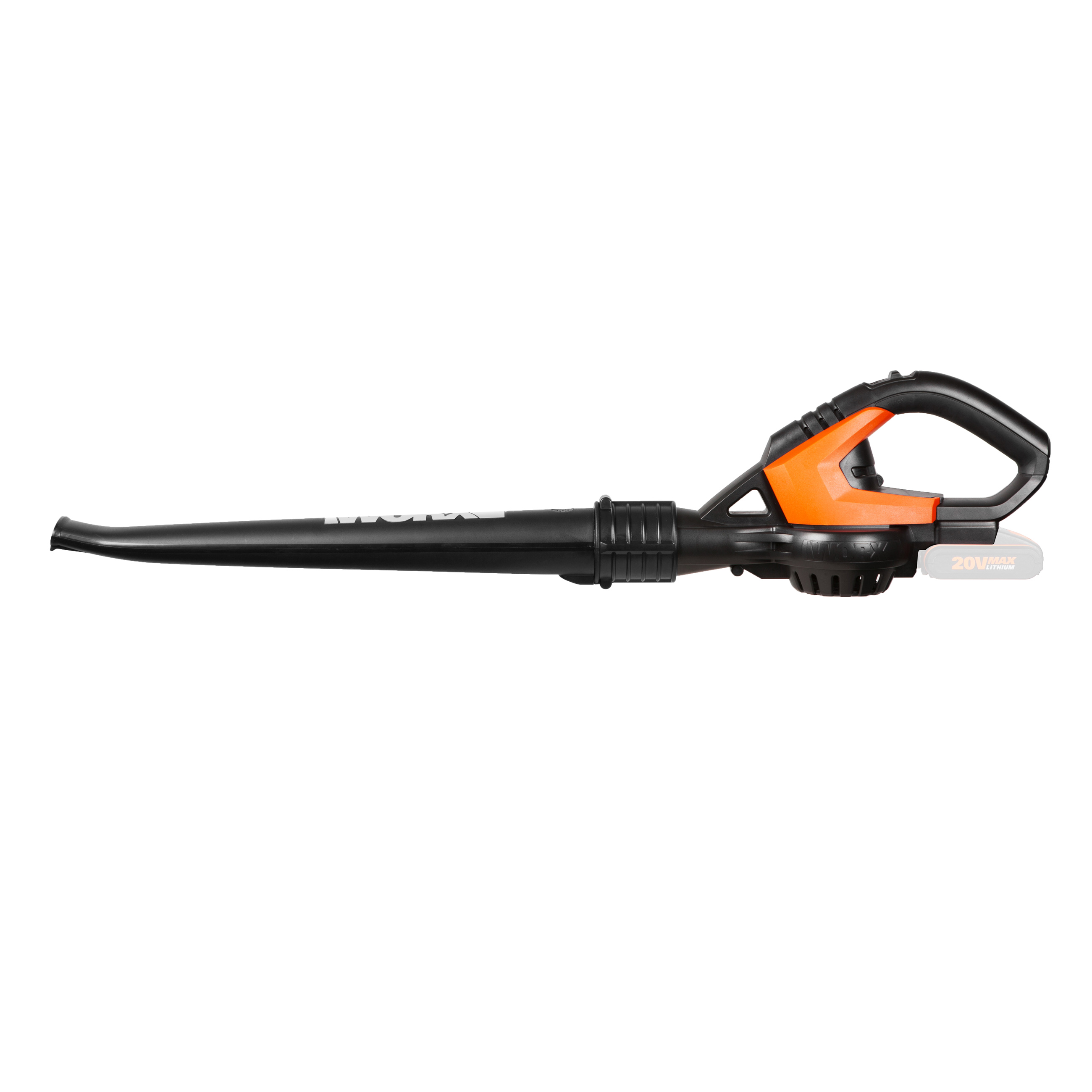 WORX WG549E.9 20V ohne Akku und Ladegerät  Laubbläser Schwarz/Orange