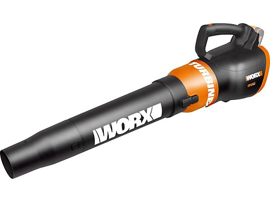 WORX GARDEN WG546E.9 Turbine-Technologie 20V senza batteria e caricabatteria - Soffiatore (Nero/arancione)