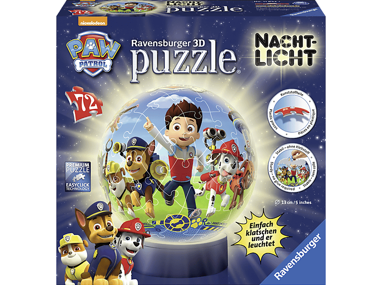 RAVENSBURGER Nachtlicht Paw Patrol 3D Puzzle MediaMarkt