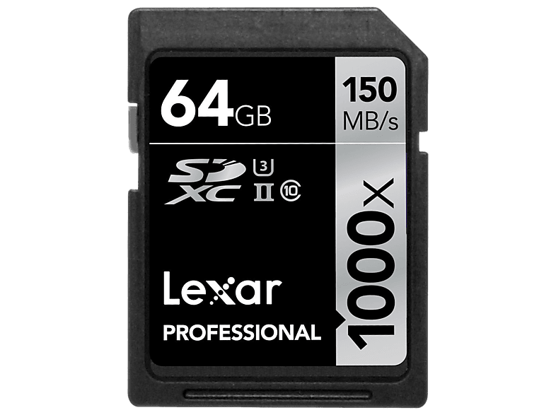 LEXAR Geheugenkaart SDXC Pro UHS-II 64 GB (LSD64GCRBEU1000)