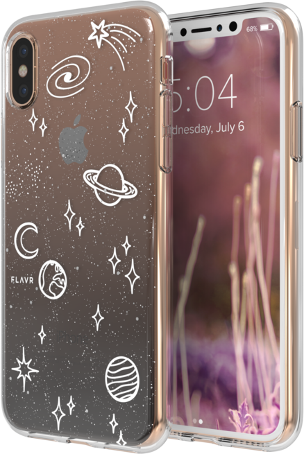 FLAVR iPlate Cosmic Happenings iPhone X afbeelding