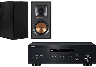 KLIPSCH R-51M hangfalpár, fekete + Yamaha R-N303D erősítő, fekete