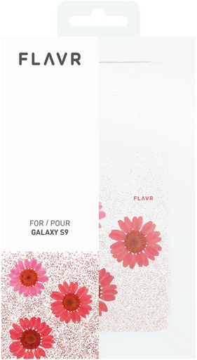 Flavr iPlate Real Flower Gloria Back Cover voor Galaxy S9