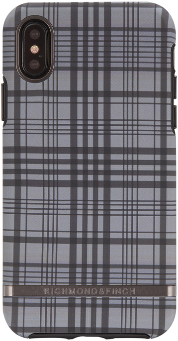 Richmond & Finch Checked Zwart Iphone X
