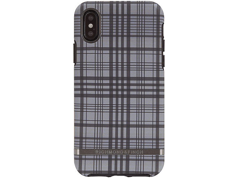 Richmond & Finch Checked Zwart Iphone X