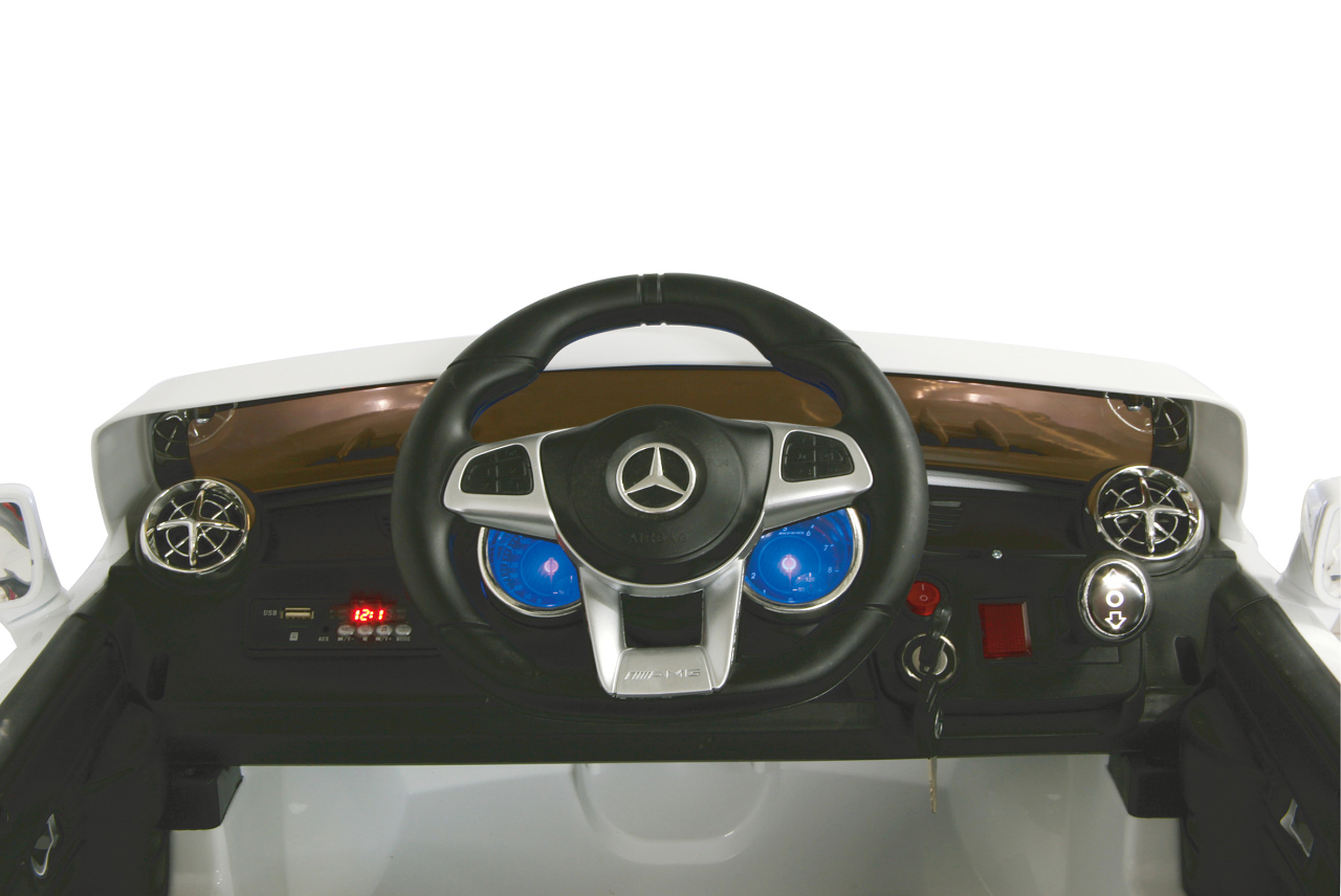 JAMARA KIDS Ride-On Mercedes SL65 Elektrofahrzeug, Weiß