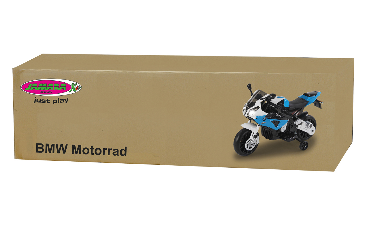 JAMARA KIDS Ride On - Motorrad BMW S1000RR Elektrofahrzeug, Blau