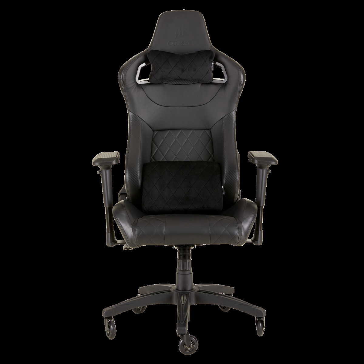 CORSAIR T1 Race 2018 Gaming Stuhl, Schwarz/Schwarz