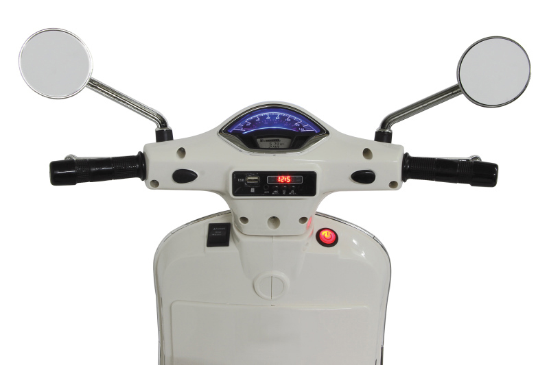 JAMARA KIDS Ride On – Roller Vespa Kinderelektroroller Weiß 