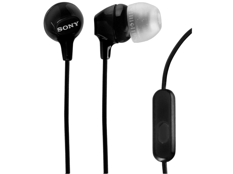 Sony Auricular MDR-EX15APB 8Hz-22kHz,16 Ohm, cable 1.2 mts, Negro