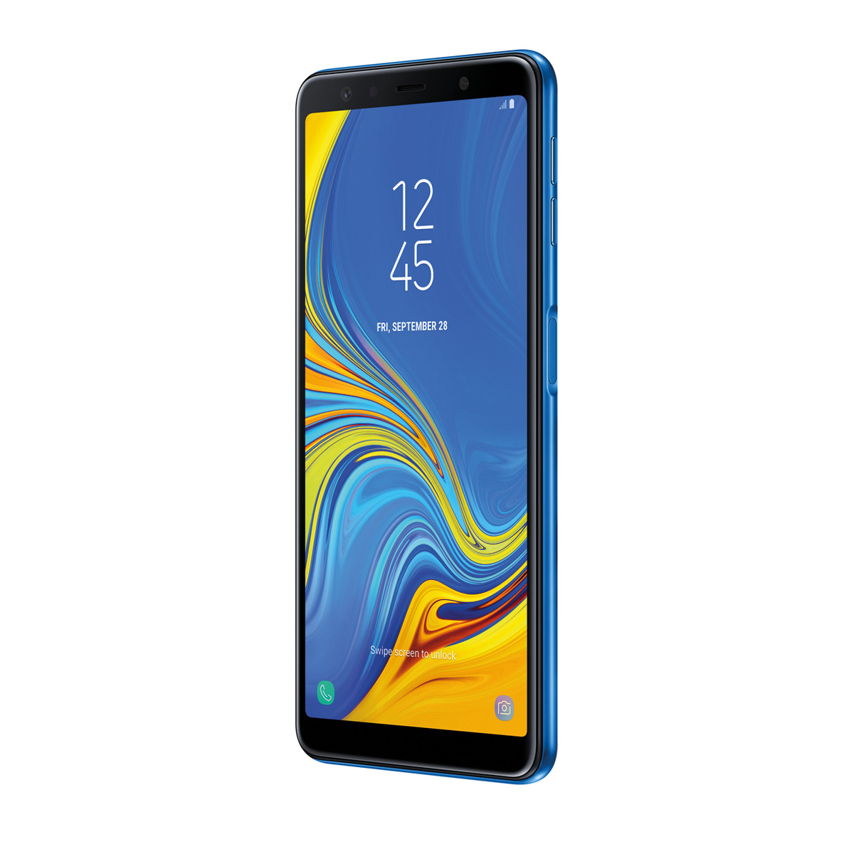 Móvil - Samsung Galaxy A7, Azul, 64 GB, 4 GB RAM, 6", Octa-Core, 3300 mAh, Android
