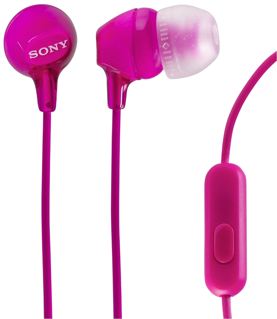 SONY MDREX15APPI mikrofonos fülhallgató, rózsaszín