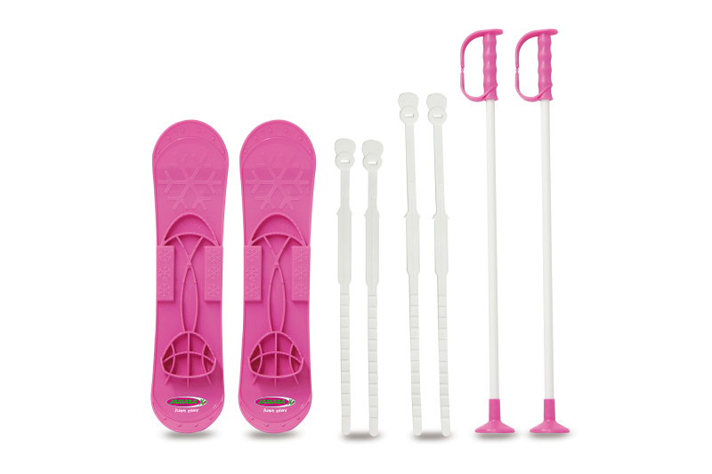 JAMARA KIDS Snow Play Ski  Funny Carve 1st Step Ski Pink