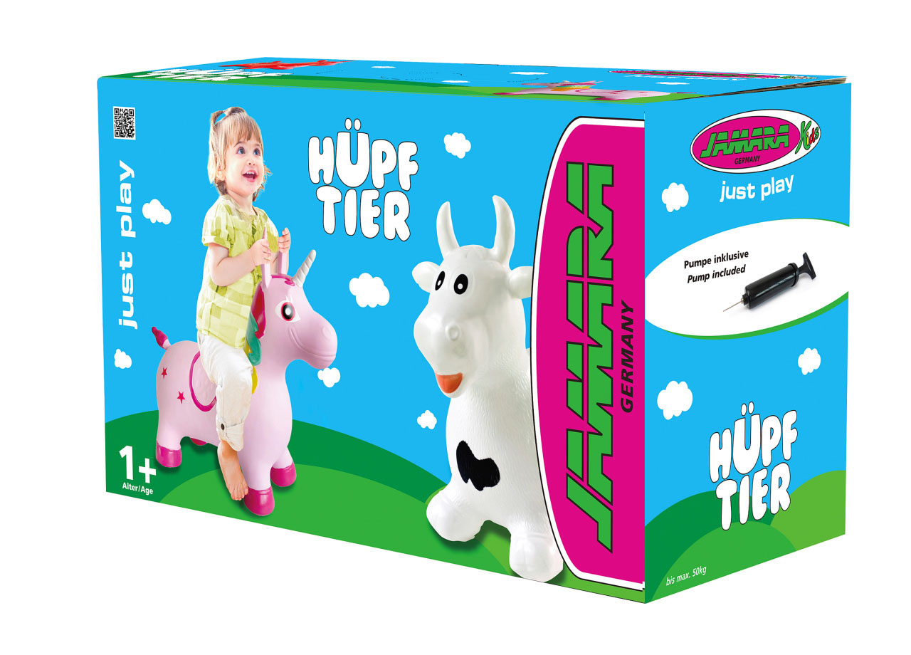 JAMARA KIDS Hüpftier – Pferd Hüpftier Rot