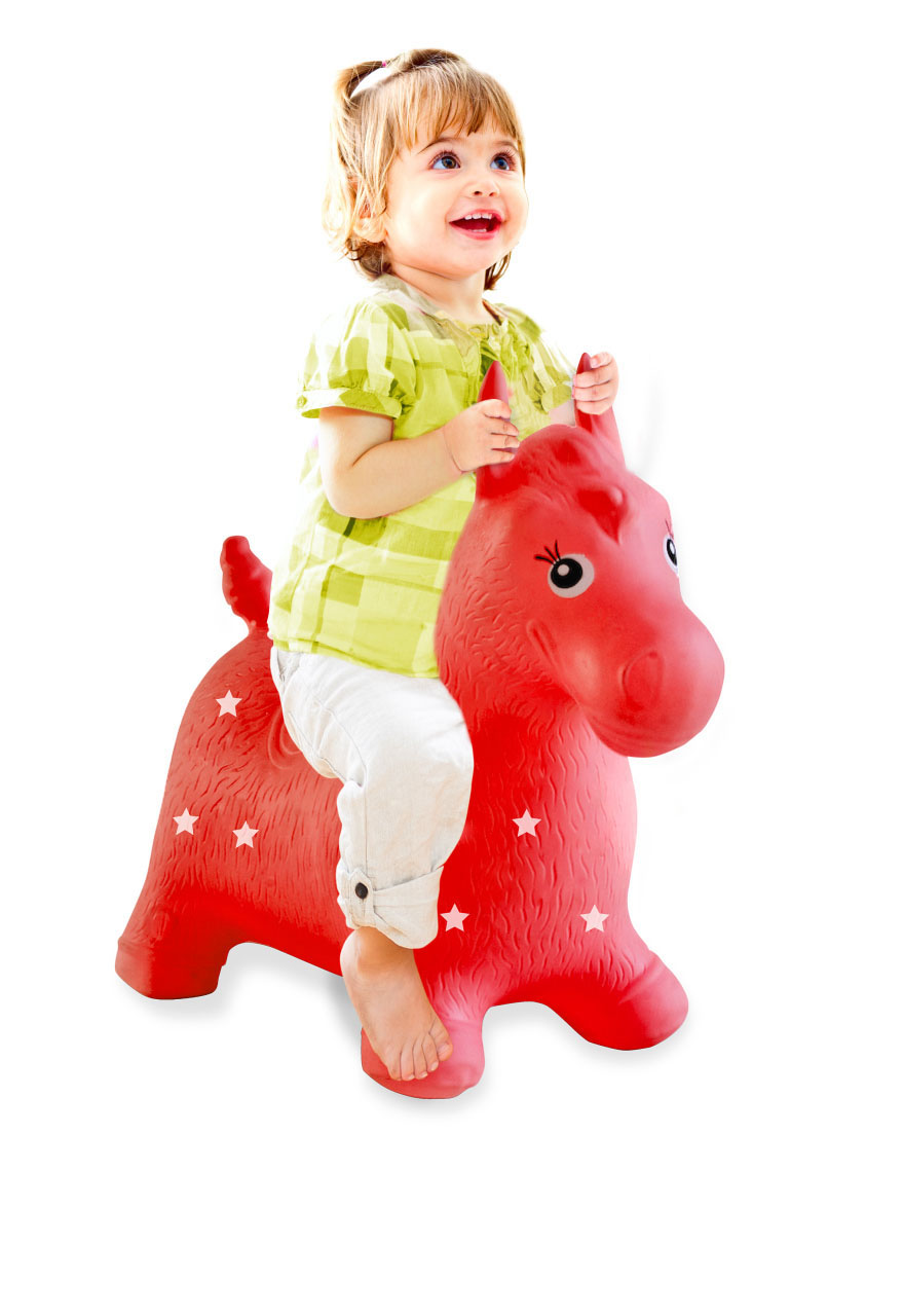 JAMARA KIDS Hüpftier – Pferd Hüpftier Rot