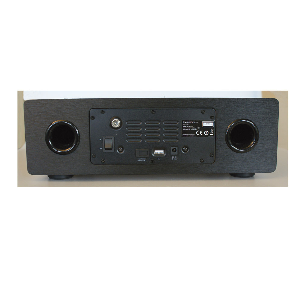 ALBRECHT DR890 CD Internetradio, Internet Radio, FM, DAB+, Walnuss