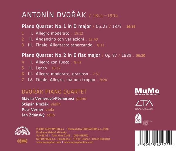 Dvorak Piano Quartet - Klavierquartette  - (CD)