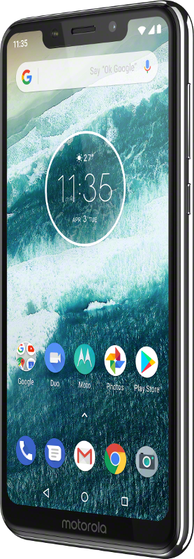 Móvil - Motorola One, Blanco, 64 GB, 4 GB RAM, 5.9", Snapdragon 625, 3000 mAh, Android