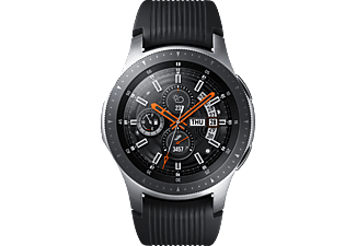 SAMSUNG Galaxy Watch 46 mm LTE Smartwatch Edelstahl Silikon, S, L, Silber