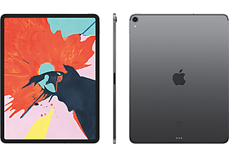 APPLE iPad Pro (2018) Wi-Fi + Cellular - Tablette (12.9 ", 64 GB, Space Grey)